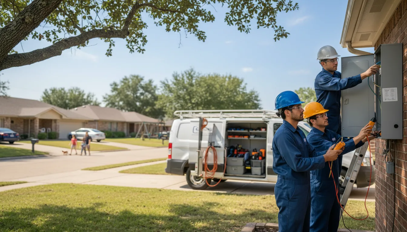 Certified electrician providing emergency electrical services in Mesopotamia, OH